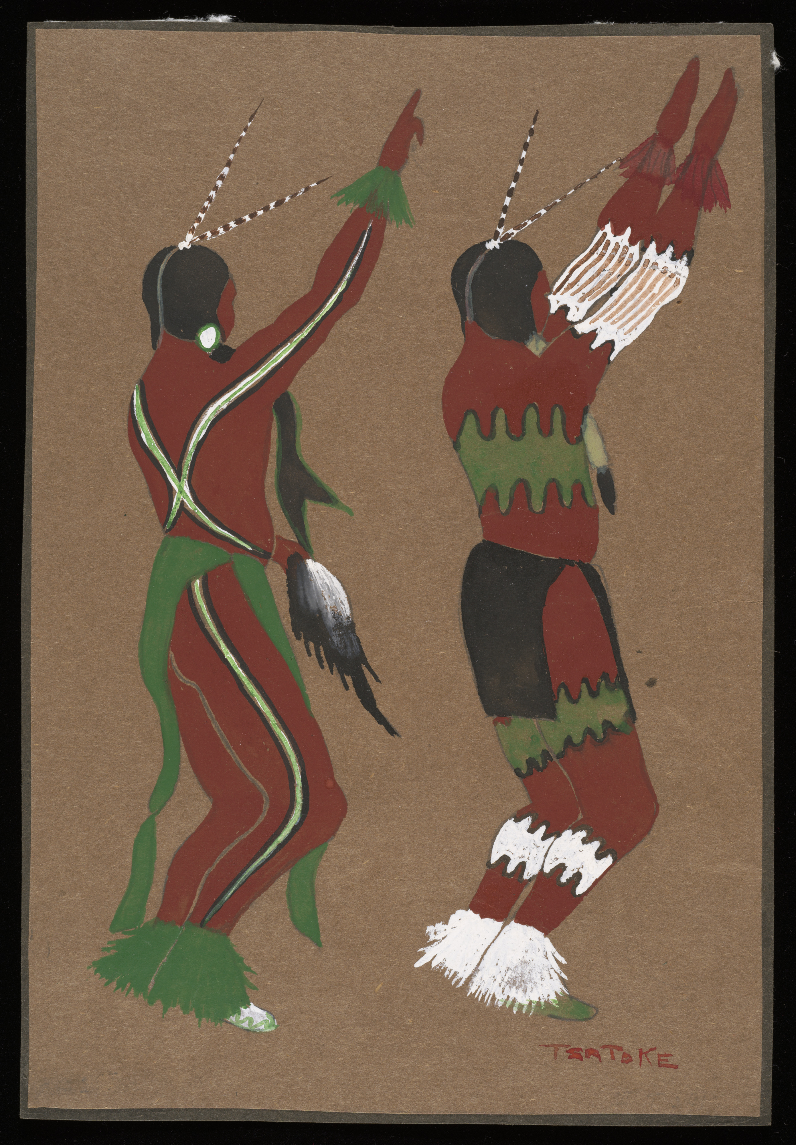 Monroe Tsatoke - Gilcrease Museum Online Collections
