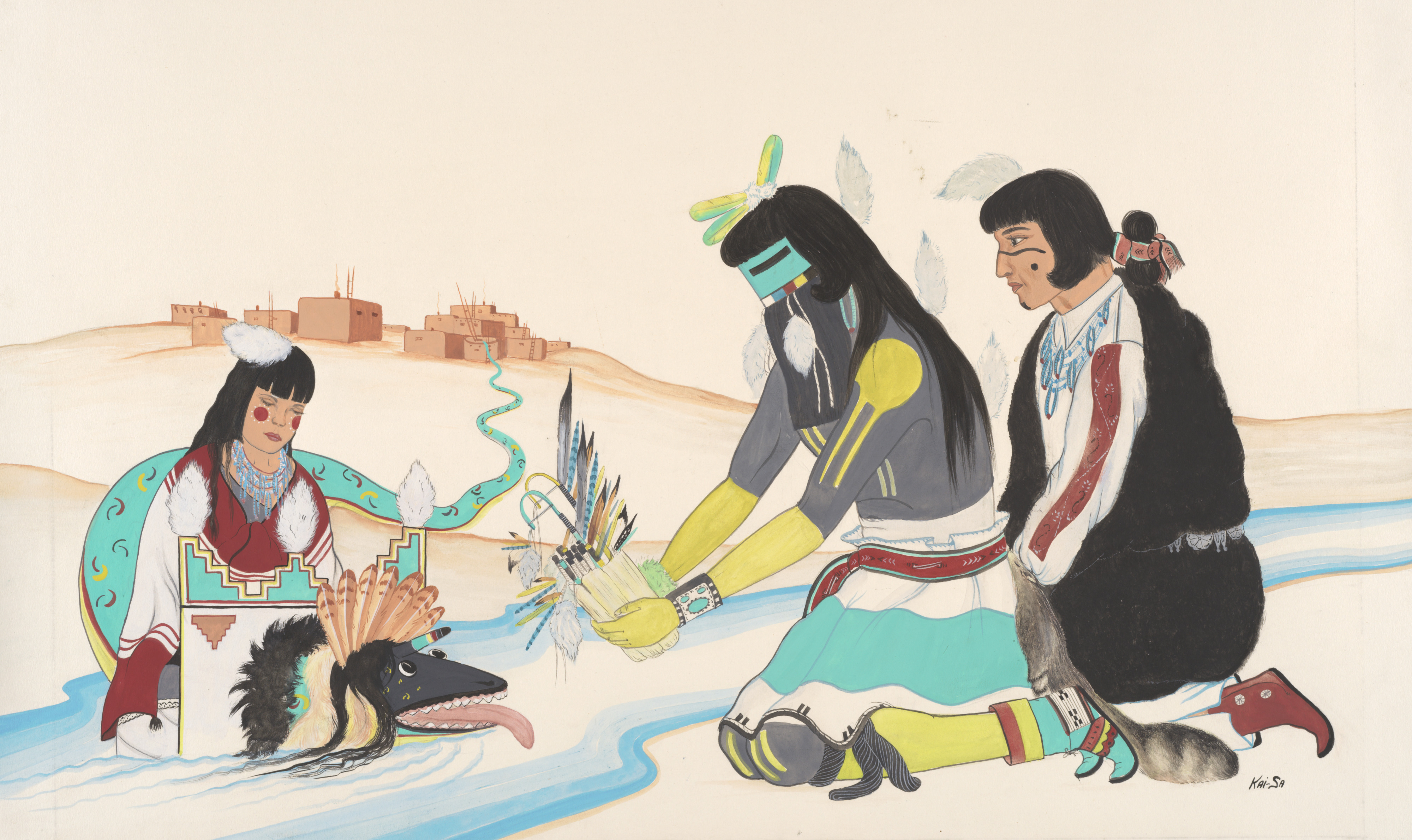 The Girl Who Married the Sea Serpent / Percy Tsisete Sandy