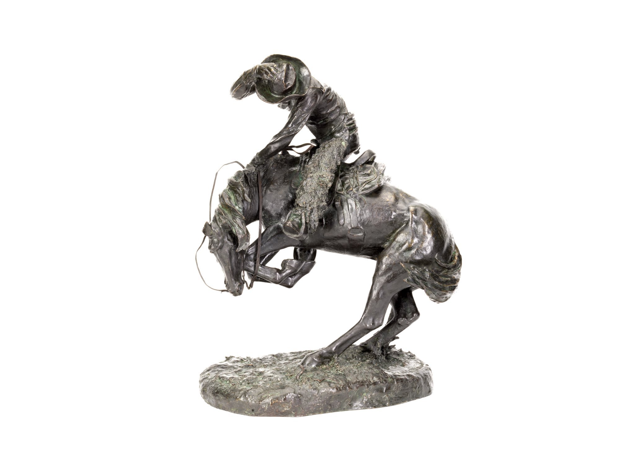 （ブロンズ像）フレデリック・レミントン作　【ラトルスネイク】 The Rattlesnake / Frederic Remington - Gilcrease Museum Online