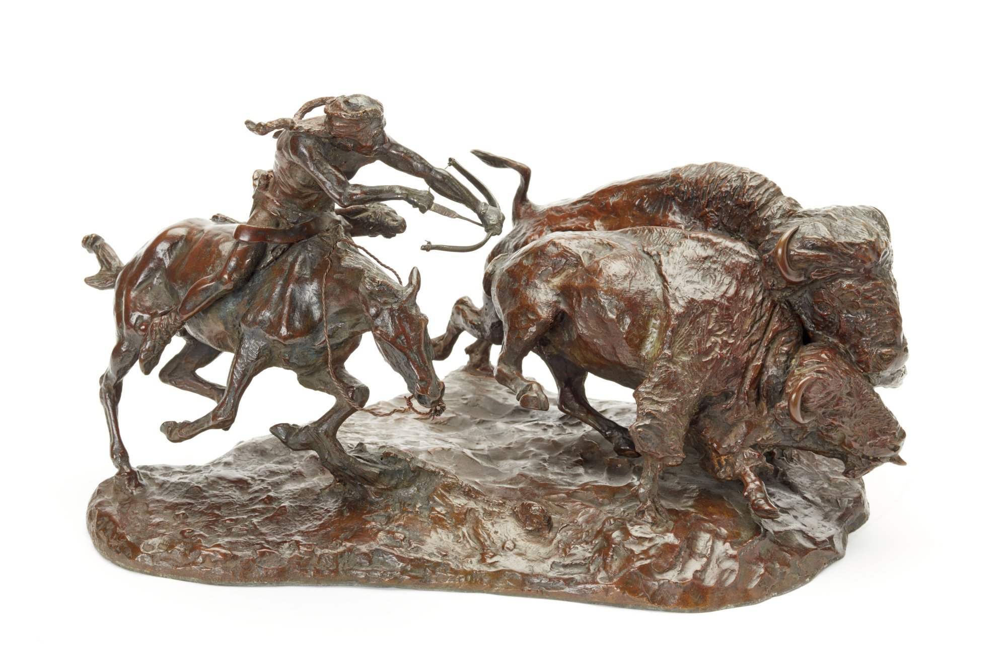 The Buffalo Hunt / Charles Marion Russell - Gilcrease Museum